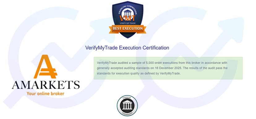 Verify Mytrade برای امارکتس 